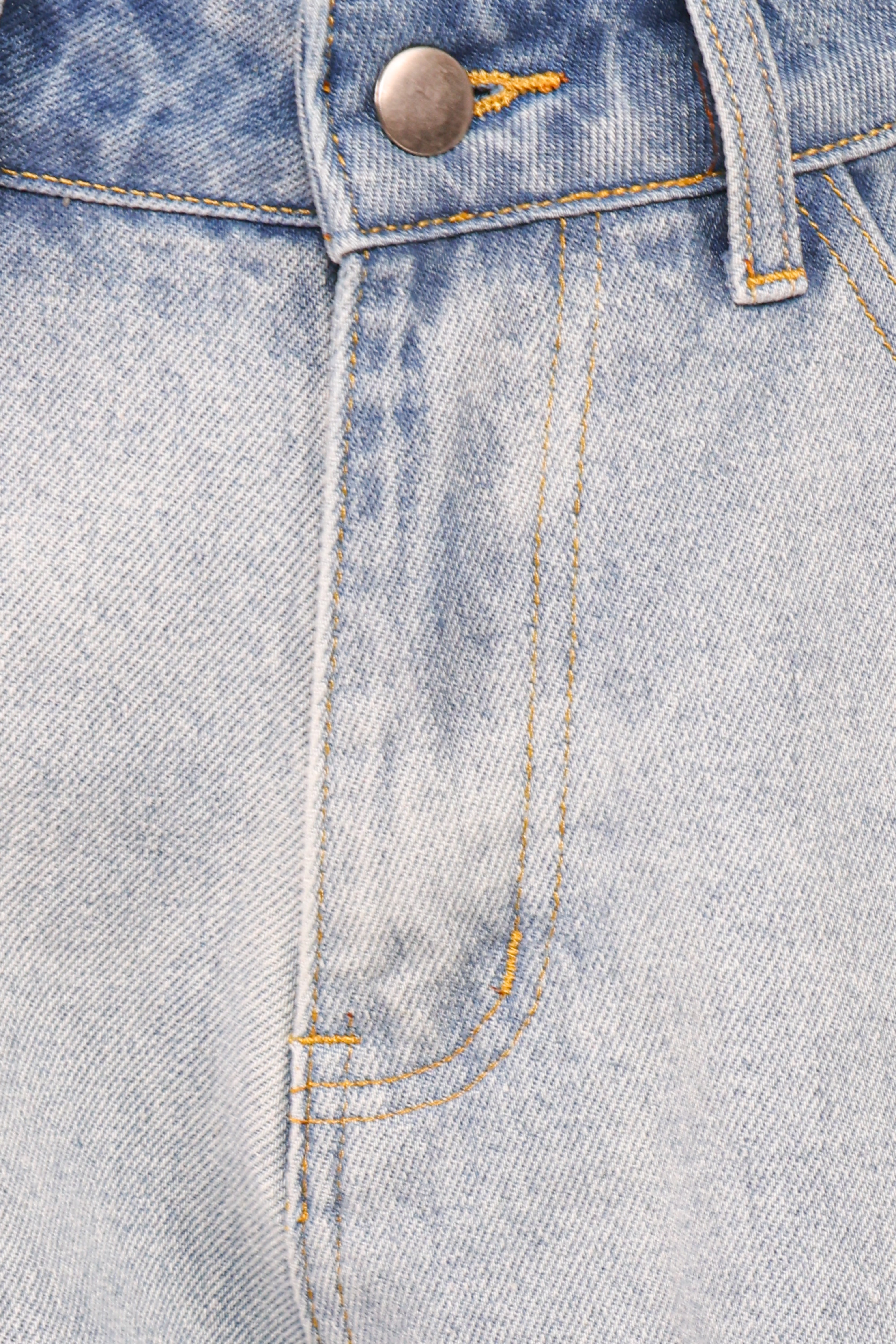 Yuri Wide Leg Jeans - Two Tone Blue