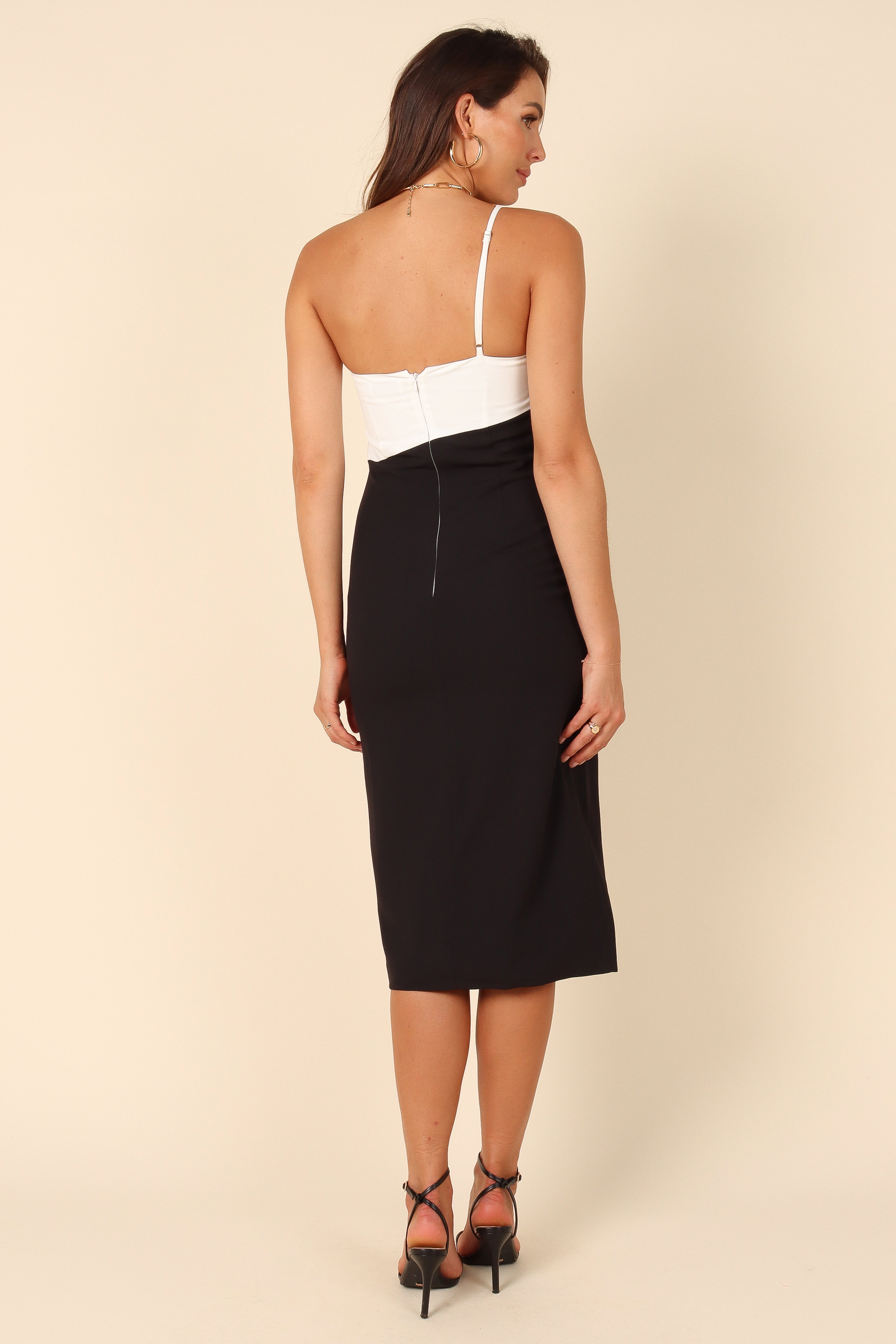 Xiomar Dress - White/Black
