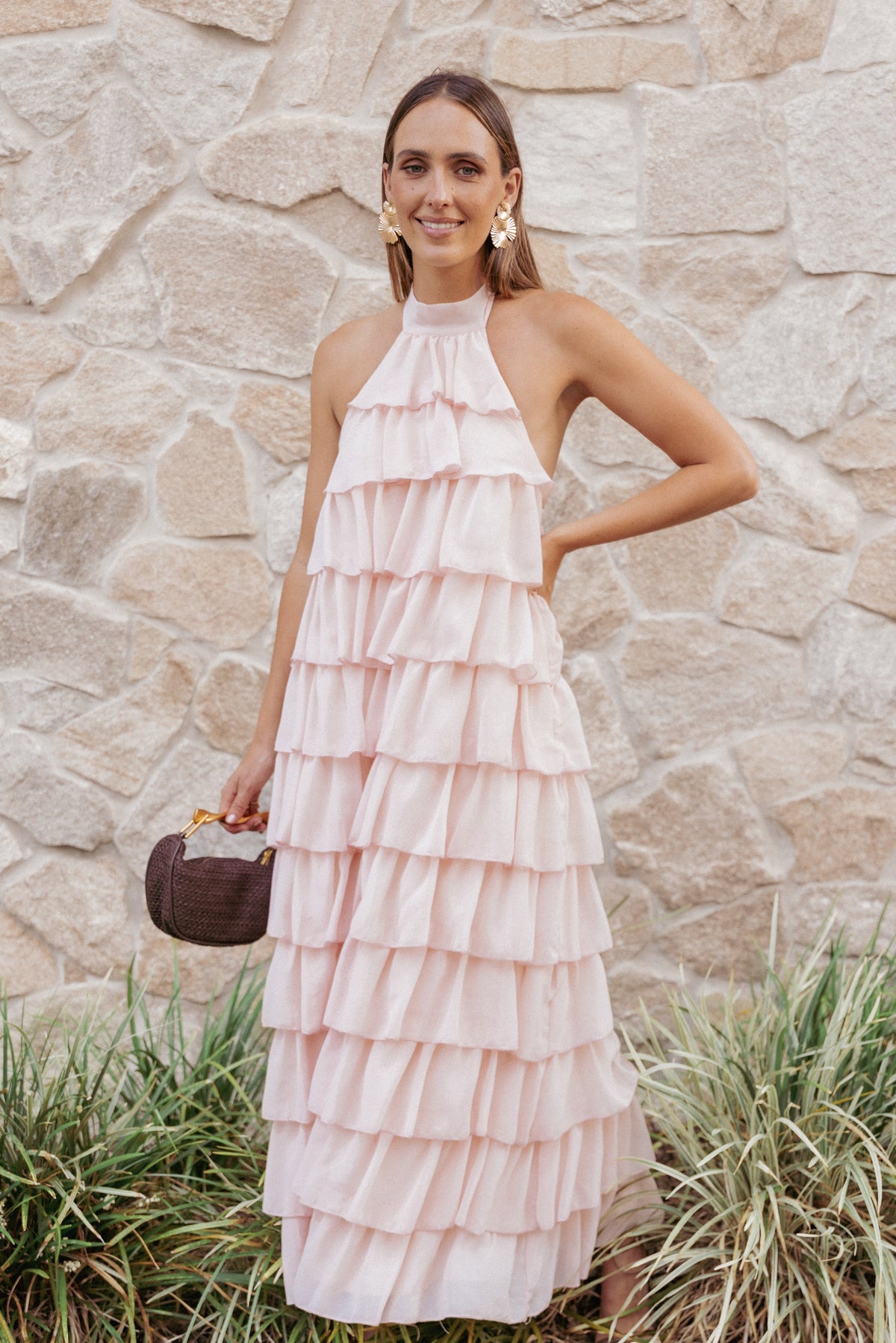 Zoella Maxi Dress - Pink
