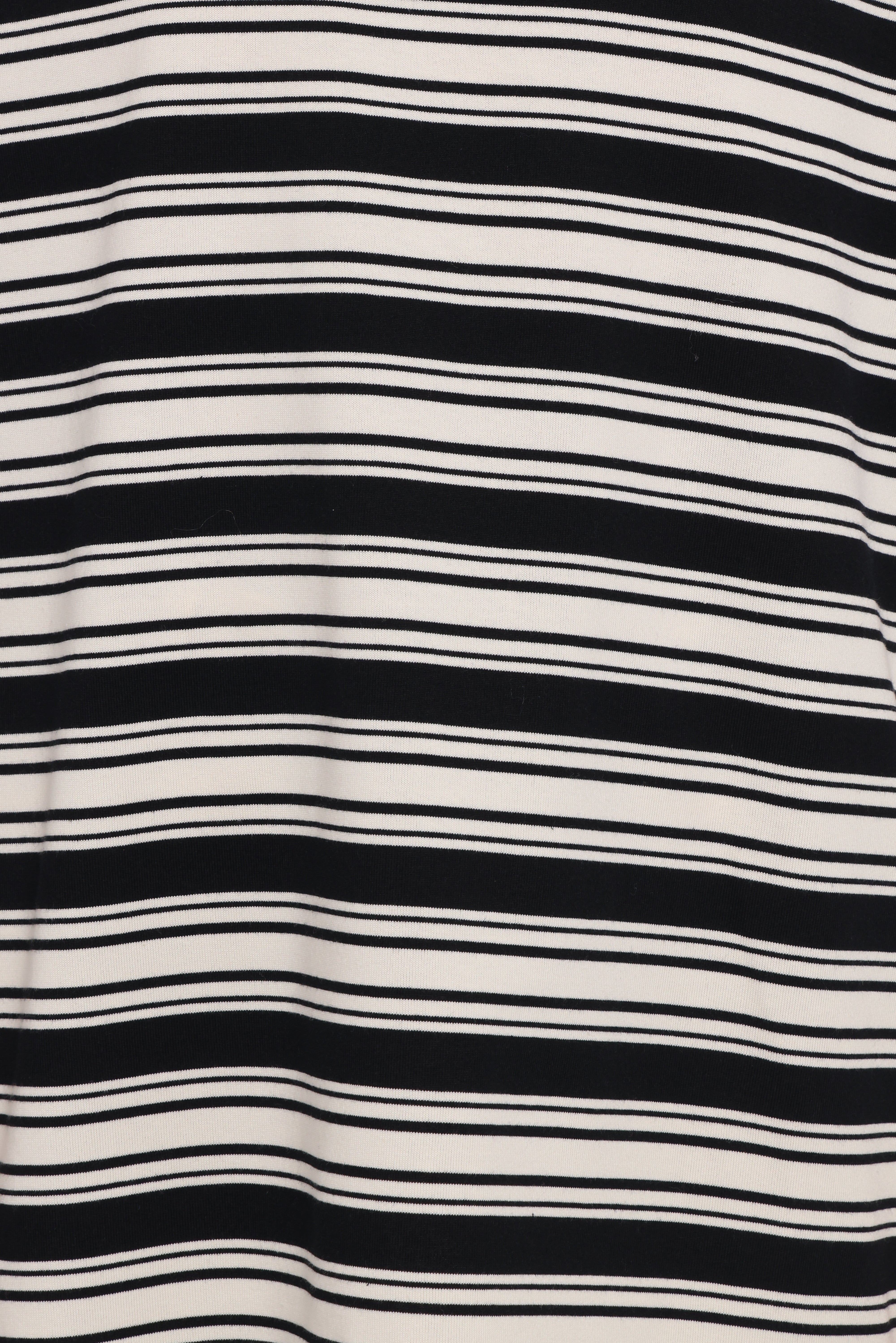 Zestora Tee - Black Ivory Stripe
